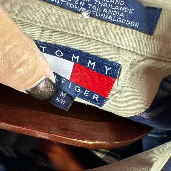 Men's tommy hilfiger Shirt size medium preppy business casual - Picture 6 of 6